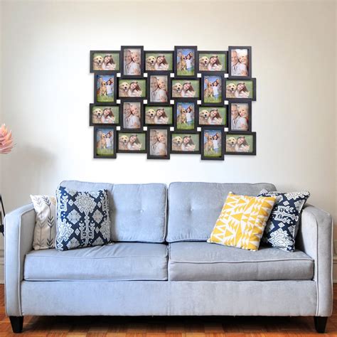 24 Photo Picture Frame Collage Wall Multi 3d Decor Memories Home Art
