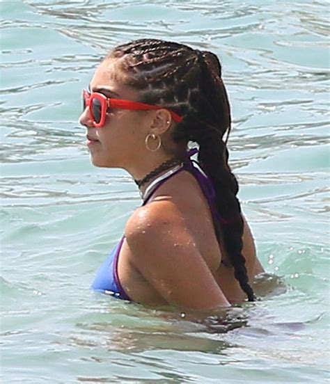 Lourdes Leon In Bikini On The Beach In Cannes Hawtcelebs