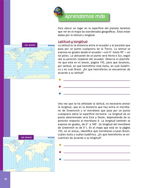 Las respuestas de las preguntas y ejercicios propuestos en . Libro De Geografia 2020 6 Grado Contestado Pagina 11 ...