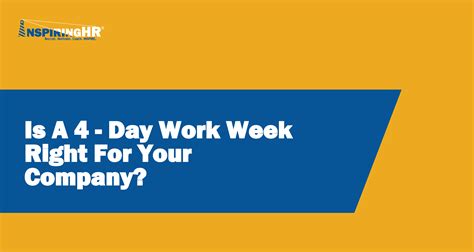 4 Day Work Week Policy Template
