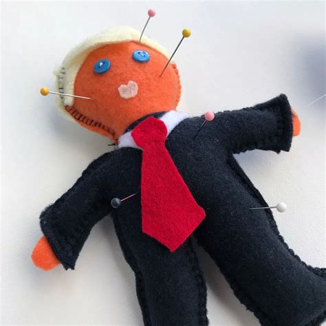 Donald Trump Voodoo Doll With Pins Etsy