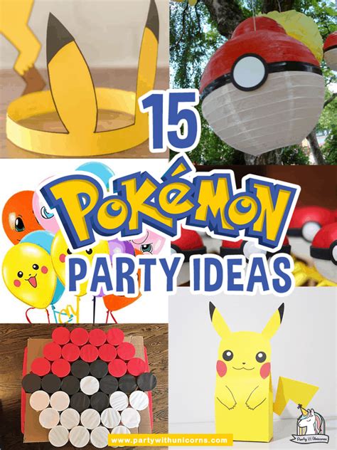 15 Fun Pokemon Party Ideas Pokemon Party Invitations Pokemon Party
