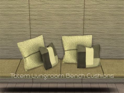 The Sims Resource Nikadema Totem Bench Cushions