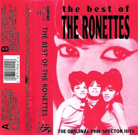 The Ronettes The Best Of The Ronettes 1992 Cassette Discogs