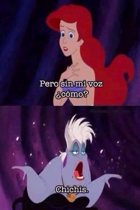 La Sirenita Disney Funny Cartoon Memes Disney Fun