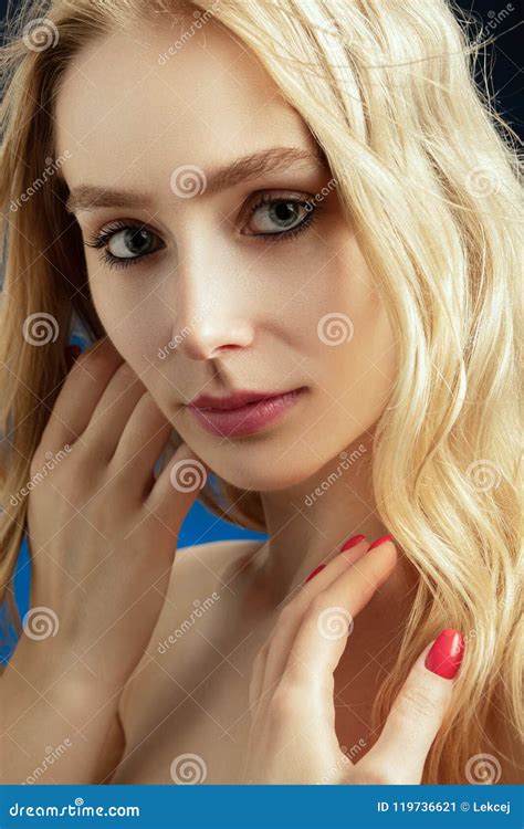 Beautiful Blonde Transgender Stock Image Image Of Luxury Purity