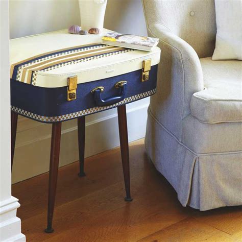 Plastic works too!) measuring tape waddell straight (or angle) top plate hardware (4) 4 inch tapered table legs (4) optional: Make A Stylish Side Table With An Old Vintage Suitcase