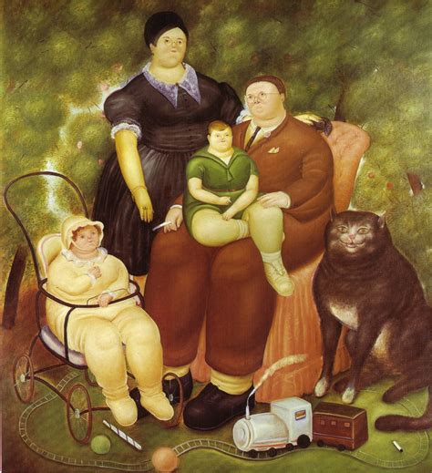 Scène De Famille De Fernando Botero Angulo 1932 1959 Colombia