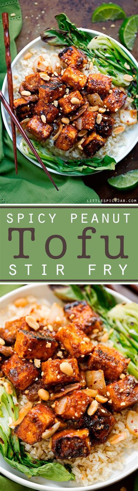Spicy Peanut Tofu Stir Fry Recipe Jars Stir Fry And Spicy