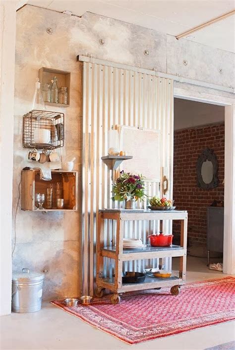 See even more great ideas at www.camericaprojects.comcorrugated metal fence with wooden poststhis is craig for capn america projects. Tin Roof Farmhouse: Five Faves for Friday...Barn Doors
