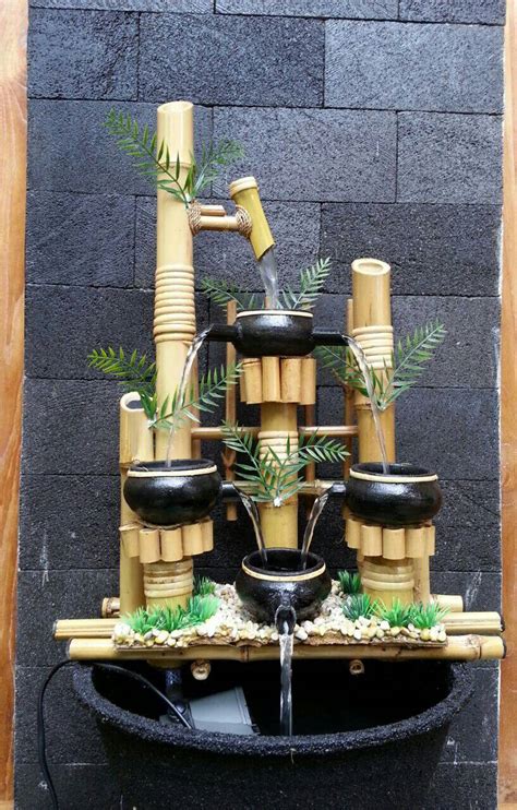 Bambu sendiri memiliki banyak manfaat dan kerap dijadikan sebagai keperluan rumah tangga maupun sebagai hiasan. Jual Handicraft kerajinan bambu @ pancuran kendi 4 - unic ...