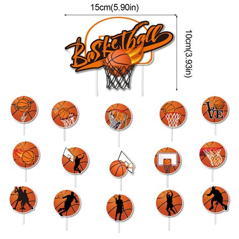 Gatherfun Basketball Party Supplies Balloons And Banners For Kids And