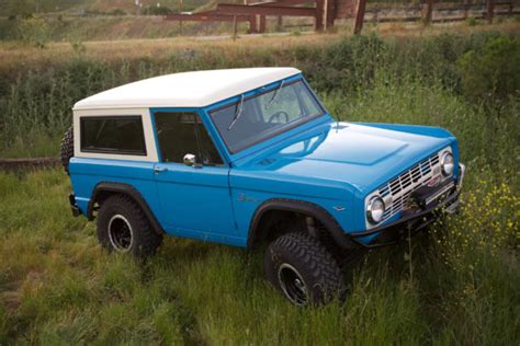 1967 Ford Bronco Restomod Grabber Blue For Sale Ford Bronco 1967 For