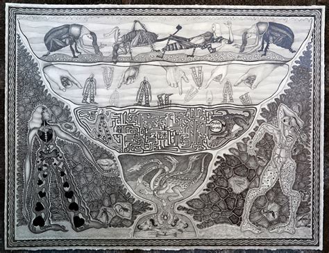 "Journey to the Underworld" by Janet Kozachek | ArtFields Art Competition