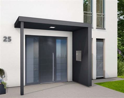 Deeper Aluminium Door Canopies With Integrated Drainage Rainclear