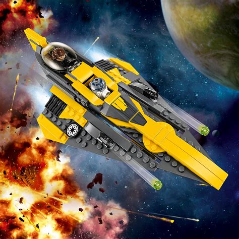 Page 1 revenge of the sith anakin's jedi starfighter features firing missiles! 75214 LEGO Star Wars Anakin's Jedi Starfighter | LEGO Star ...