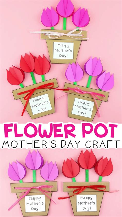 Mothers Day Flower Pot Craft Easy T For Kids To Make For Mom Artofit