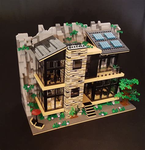 Olivia's house olivia's tree house butterfly beauty shop city park cafe heartlake vet. LEGO MOC: Ein Haus im Grünen | zusammengebaut