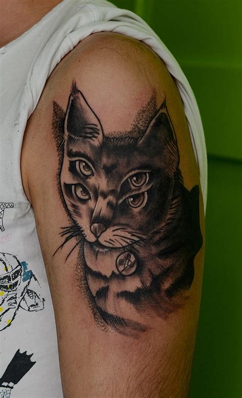 You don't require the unquestioning loyalty and. four eyed cat tattoo by LuridShyGuy on DeviantArt