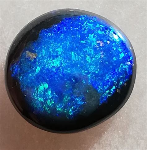 Amazing Colors 14 Carat Deep Blue Opal Lr Blue Opal Opal Deep Blue