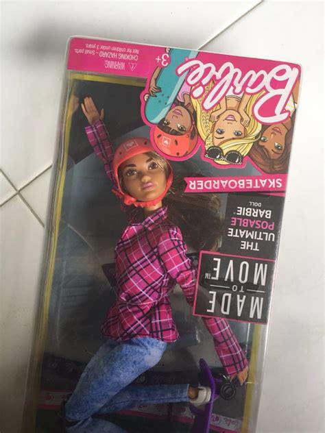 Bnib Made To Move Barbie Skateboarder Doll Hobbies And Toys Toys