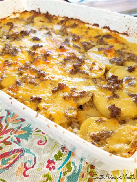 Ground Beef And Potato Casserole Without Canned Soup Beef Poster