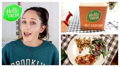We Tried Hello Fresh Unboxing Prep And Review Youtube