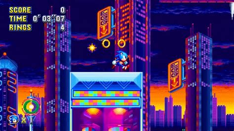 Sonic Mania Studiopolis Zone Act 1 Sonic 1080 Hd Youtube