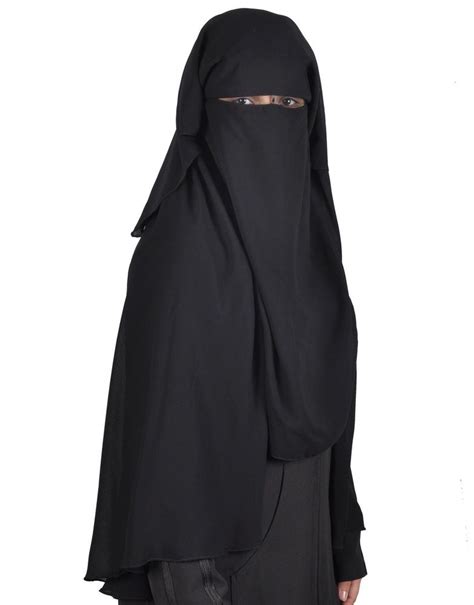 Extra Lang Niqab Gesichtsschleier Hijab Gebets Islamische Kleidung Hi0383 In Kleidung