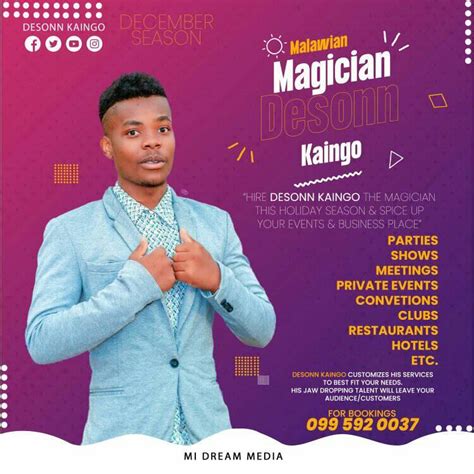 Desonn Kaingo Magician Blantyre