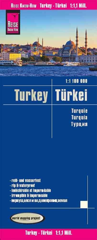 Törökország térkép side | térkép 2020. Törökország térkép Reise 1:1,1 Mio. 2019, 9783831774166, Tör