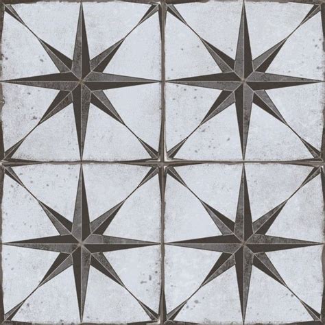 Astral Star Pattern 45cm X 45cm Wall And Floor Tile Star Tile Tile