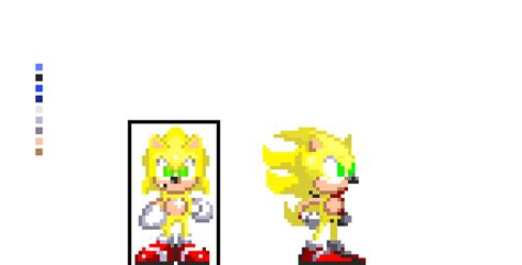 Sonic Mania Super Sonic Pixel Art Maker