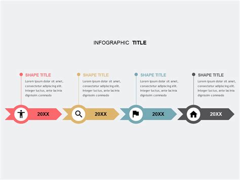 Download Horizontal Timeline Process Powerpoint Templates