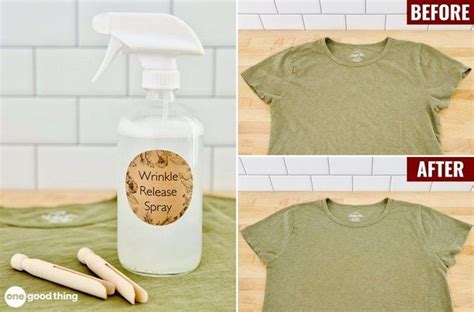 For Wrinkle Free Clothes In A Hurry Make This Easy Spray
