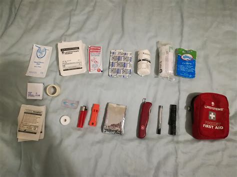 Basic Hikers Pocket Survival Kit Based On A First Aid Kit Rsurvival
