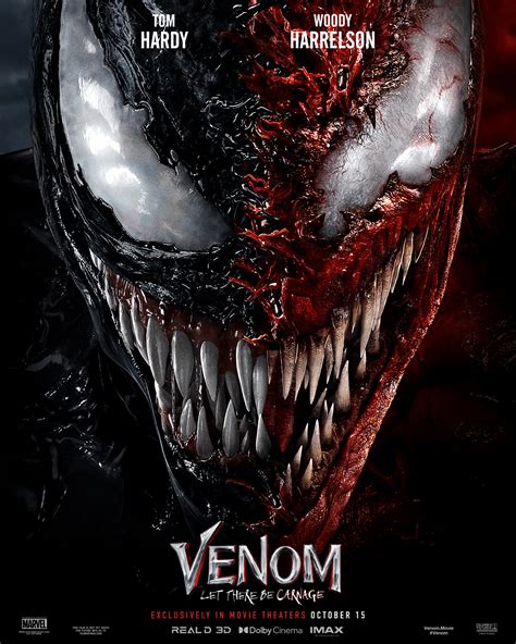 Gnarly New ‘venom Let There Be Carnage Poster Fuses The Two Monsters