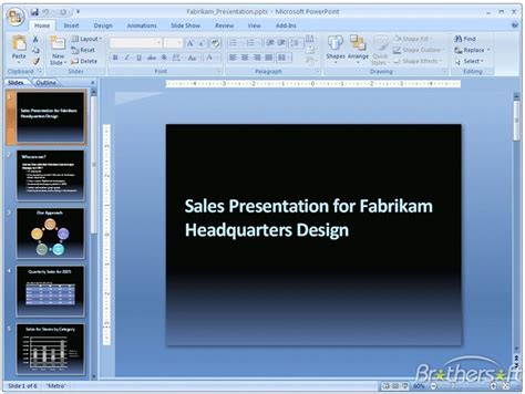 Template For Powerpoint 2007