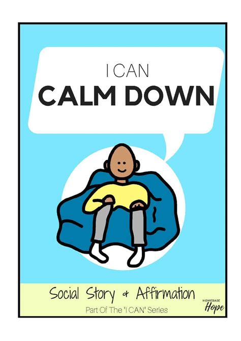 I Can Calm Down Social Story For Kids With Autism Ubicaciondepersonas