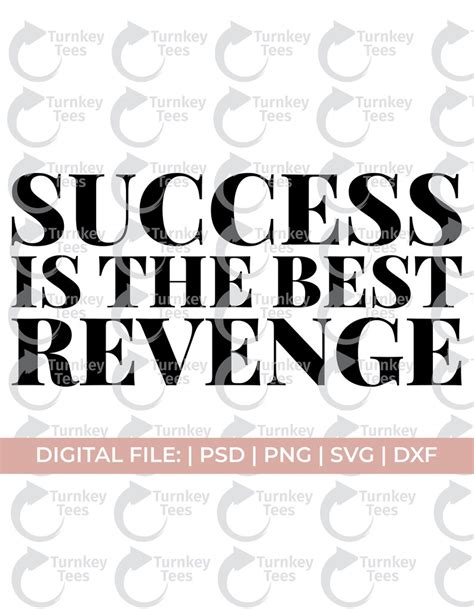 Success Svg Small Business Svg Success Is The Best Revenge Etsy