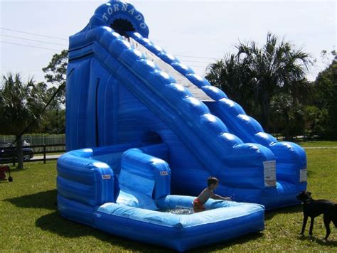 Giant Inflatable Slide 33ft High Hurricane Water Slide Inflatables For
