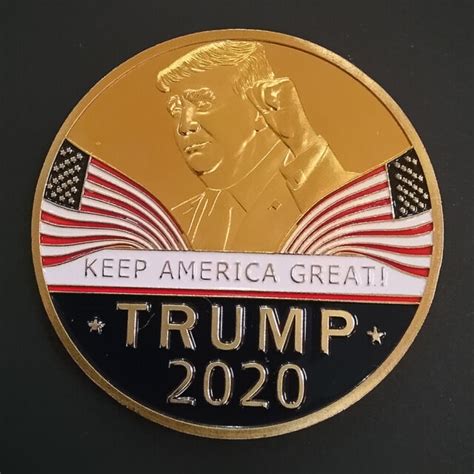 Donald Trump Keep America Great Commemorative Challenge Coin Eagle
