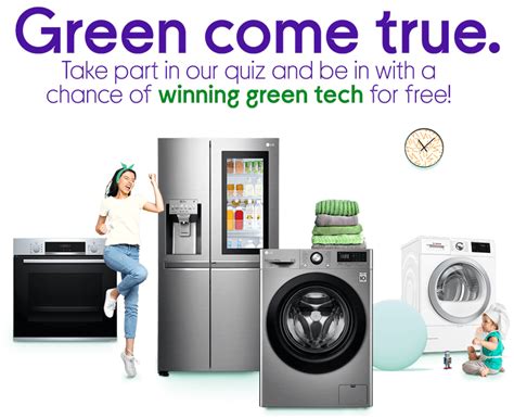 Win Green Appliances From Currys Pc World