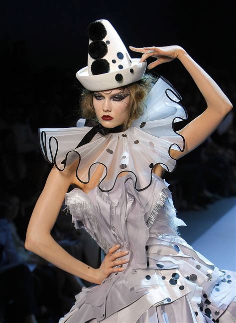 Christian Dior Karlie Kloss Pierrot Costume Pierrot Clown Dior