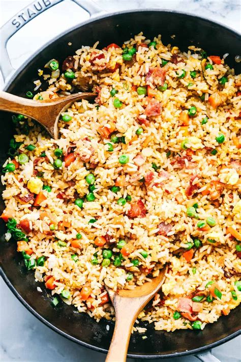 Easy Bacon Fried Rice Love Food And Drink