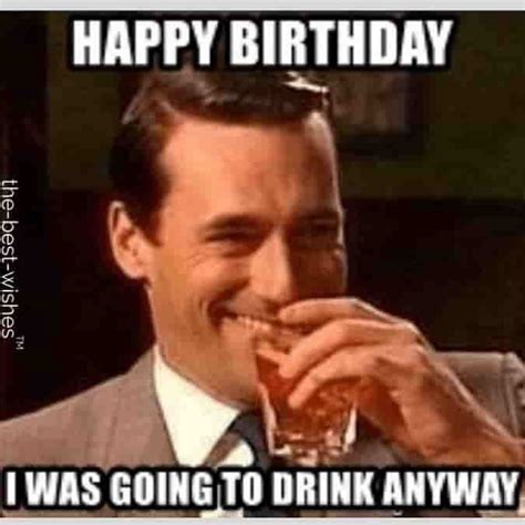John Hamm Drink Funny Birthday Wishes Memes Para Chat Imagenes Chistosas Para Whatsapp Frases