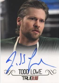 Amazon Com True Blood Archives Autograph Card By Todd Lowe As Terry Bellefleur Collectibles