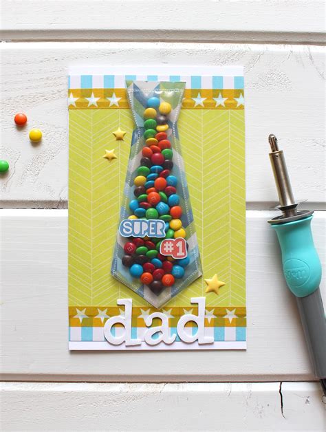 Fathers Day Candy Tie Card By Kimberly Crawford For We R Memory