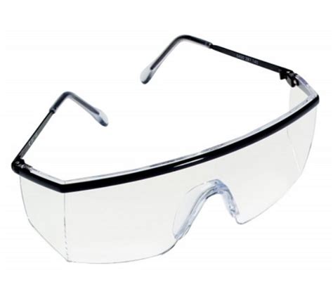 3m 1710af stingray safety specs clear lens black frame primehub