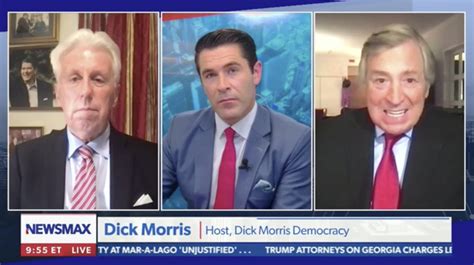 Watch Newsmax Host Freak Out When Slimeball Dick Morris Says Trump Is Going To Prison